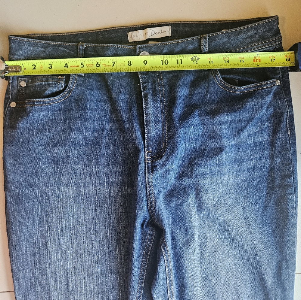 Est. 1946 Denim Women's Size 16 Blue Jeans With Ankle Lace Up - Picture 8 of 11